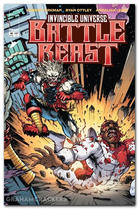 Invincible Universe Battle Beast #10 (2025) cover c burnham variant