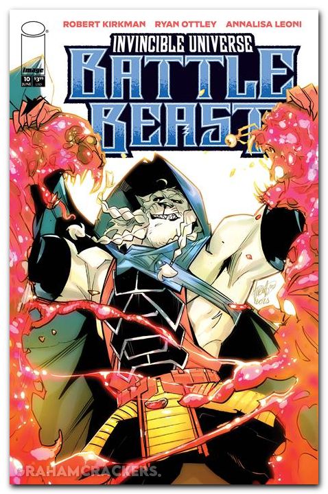 Invincible Universe Battle Beast #10 (2025) cover d andolfo variant