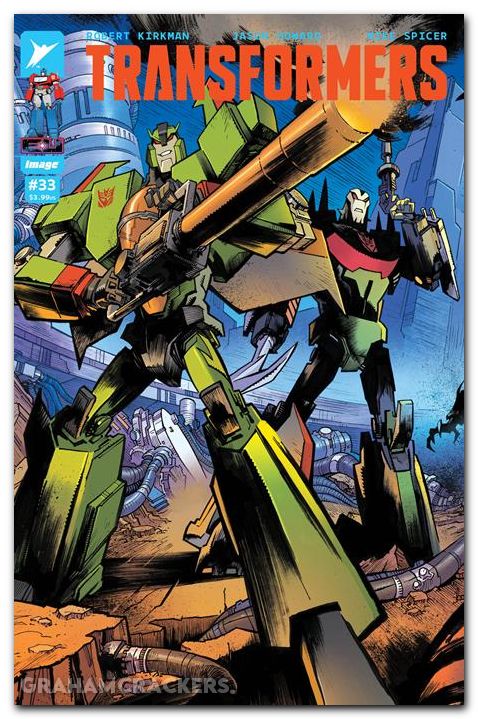 Transformers #33 (2023) cover c howard connecting variant