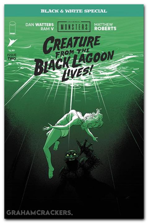 Universal Monsters Creature From The Black Lagoon Lives Black And White Special #2 (2026) cover a