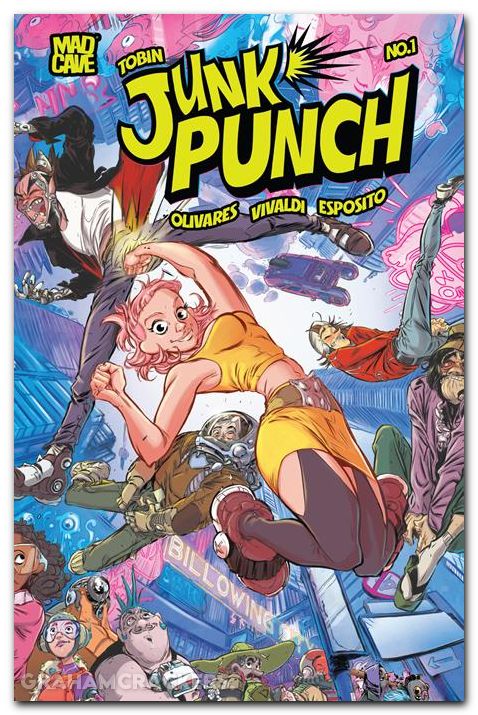 Junk Punch #1 (2026) cover e olivares foil variant