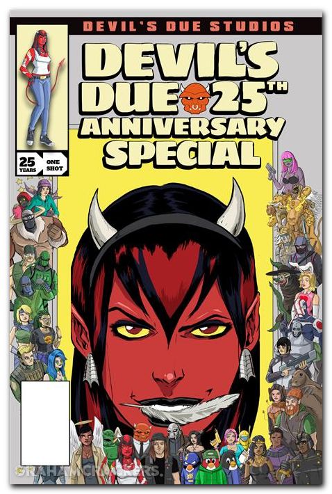 Devils Due 25th Anniversary Special #1 (2026) cover d seeley homage uv spot variant