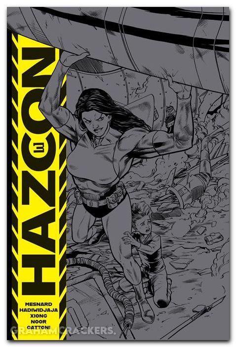 Hazcon #3 (2025) cover d hadiwidjaja unlockable black embossed uv variant 