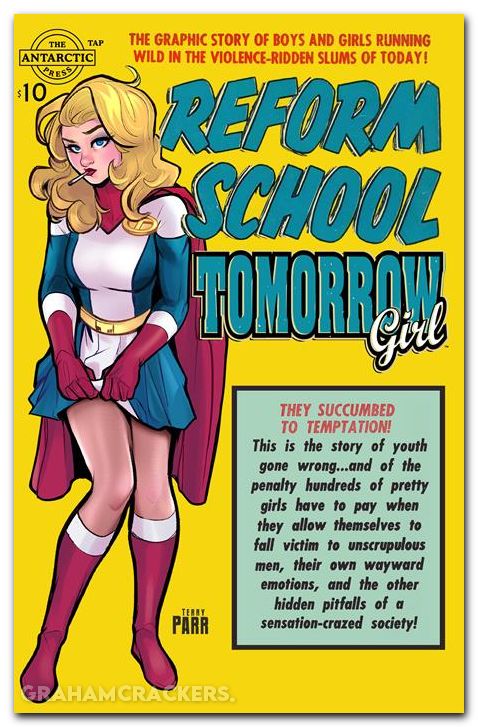 Tomorrow Girl #19 cover b parr retro homage variant