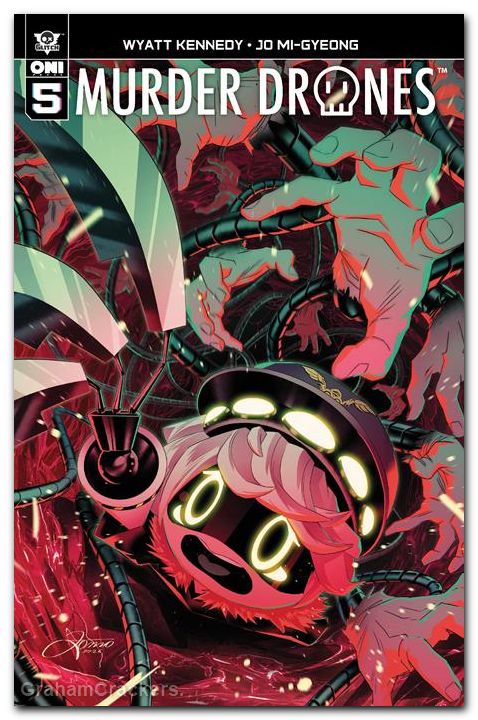 Murder Drones #5 (2026) cover a