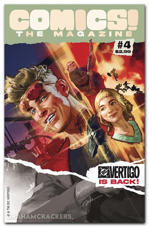 Comics The Magazine #4 June 2026 Issue cover b renzi vertigo variant