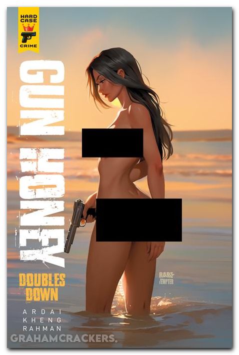 Gun Honey Doubles Down #1 (2026) cover e tempter wraparound nude bagged variant