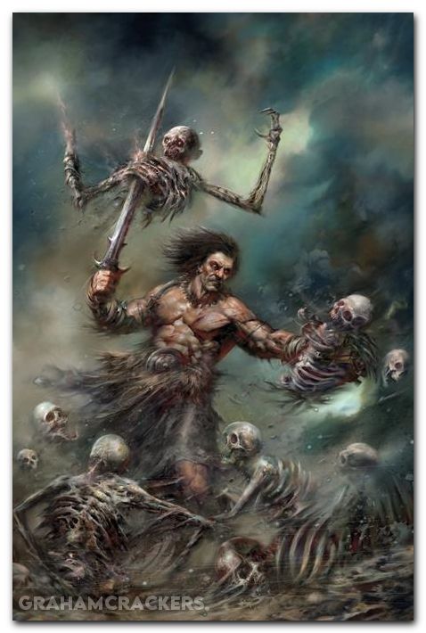 Conan The Barbarian #32 (2023) cover e percival virgin variant