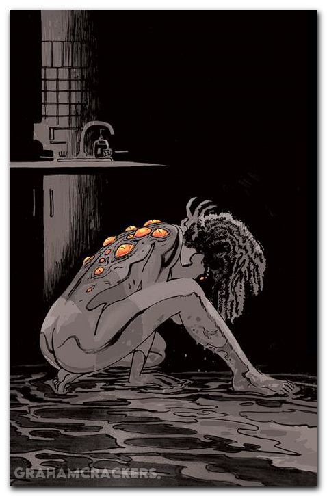 Excommunicated #2 (2026) cover e hixson b&w virgin variant