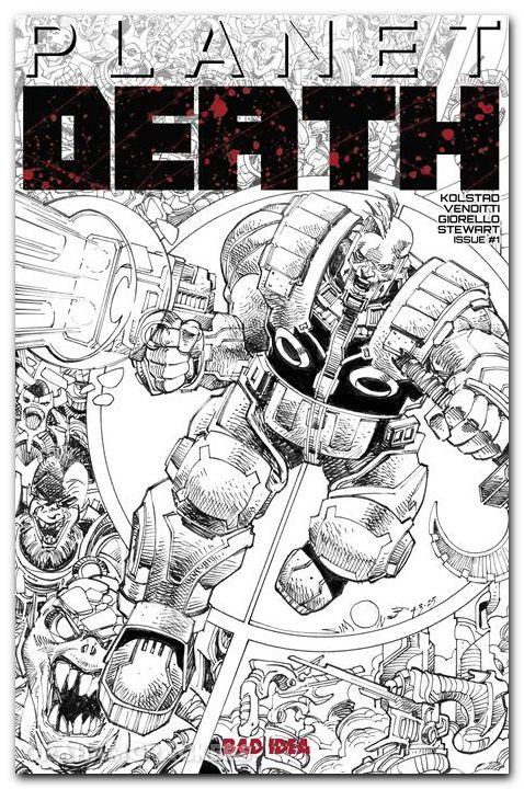 Planet Death #1 (2025) cover f simonson variant