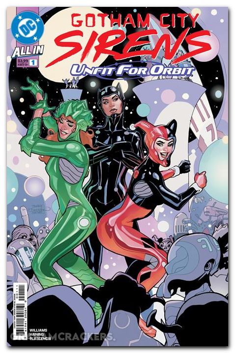 Gotham City Sirens Unfit For Orbit #1 (2025) cover a