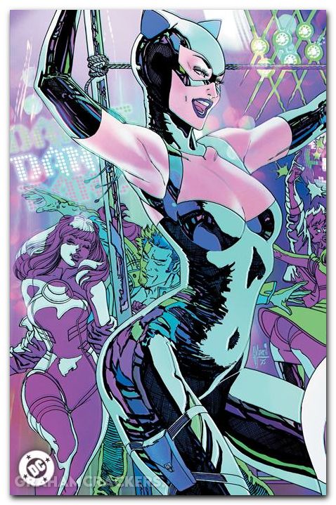 Gotham City Sirens Unfit For Orbit #1 (2025) cover e march connecting kalanorian foil variant