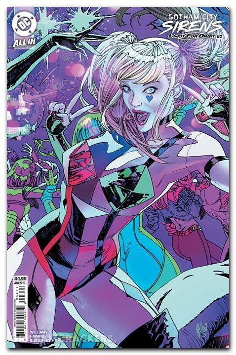 Gotham City Sirens Unfit For Orbit #2 (2025) cover c march connecting variant