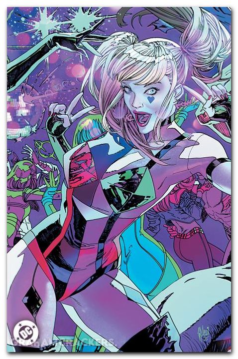 Gotham City Sirens Unfit For Orbit #2 (2025) cover d march connecting kalanorian foil variant