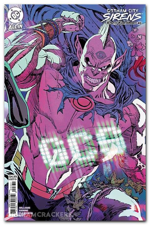 Gotham City Sirens Unfit For Orbit #3 (2025) cover c march connecting variant