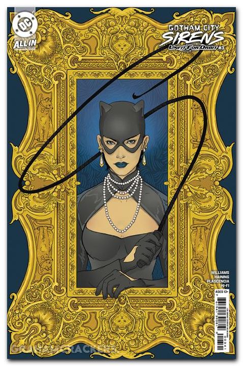 Gotham City Sirens Unfit For Orbit #3 (2025) cover e mask variant