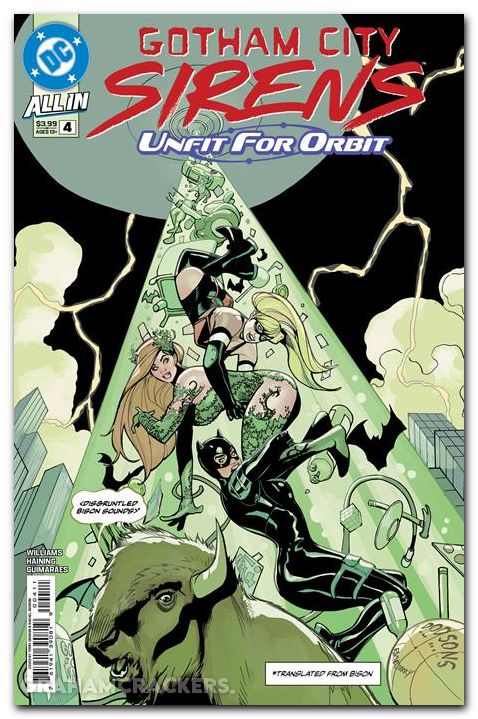 Gotham City Sirens Unfit For Orbit #4 (2025) cover a