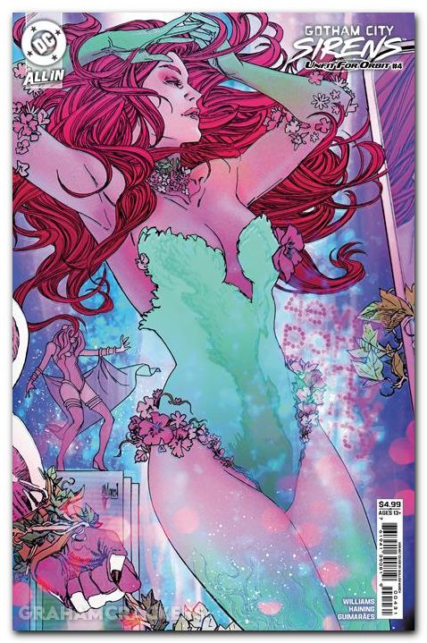 Gotham City Sirens Unfit For Orbit #4 (2025) cover c march connecting variant