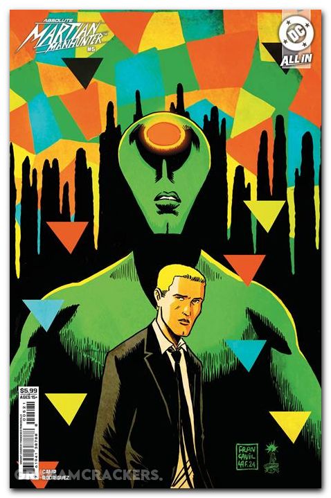 Absolute Martian Manhunter #5 (2025) cover b francavilla variant