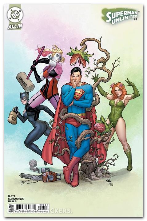 Superman Unlimited #3 (2025) cover e cho gotham city sirens variant