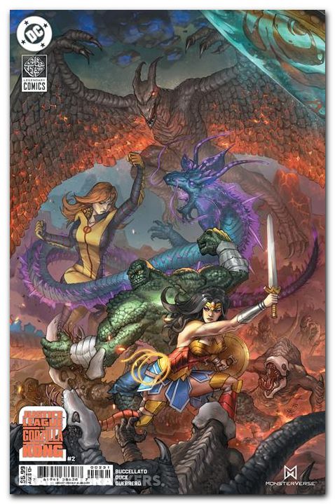 Justice League Vs Godzilla Vs Kong 2 #2 (2025) cover c quah variant