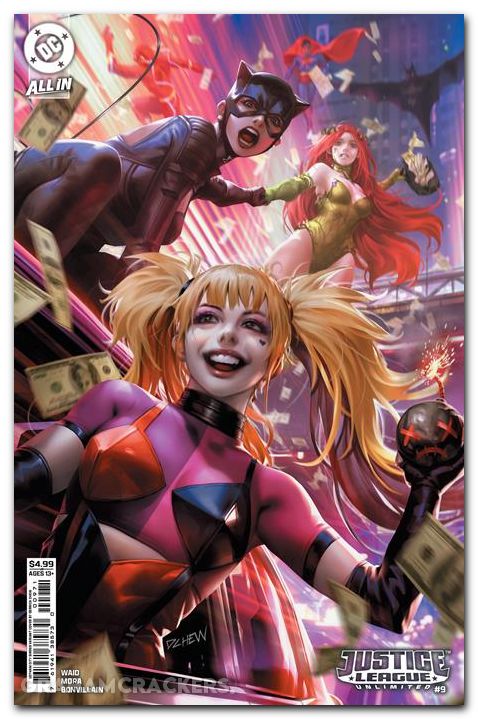 Justice League Unlimited #9 (2024) cover e chew gotham city sirens variant