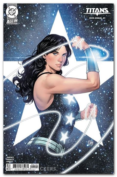 Titans Annual #1 (2025) cover b sampere variant