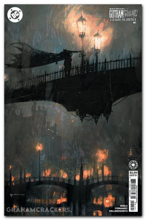 Batman Gotham By Gaslight A League For Justice #1 (2025) cover c sienkiewicz variant
