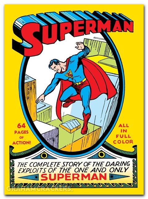Superman #1 (1939) 2025 facsimile edition cover b schuster foil variant