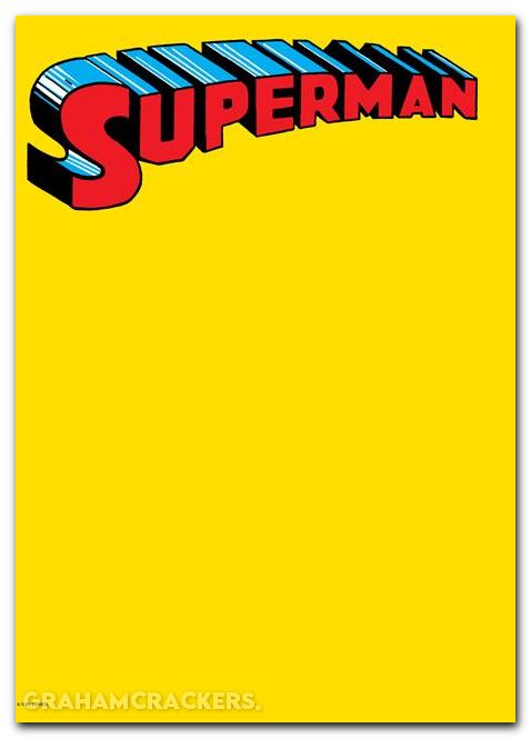 Superman #1 (1939) 2025 facsimile edition cover c blank variant