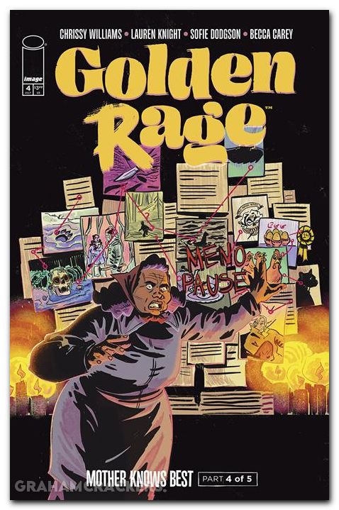 Golden Rage Mother Knows Best #4 (2025) cover a
