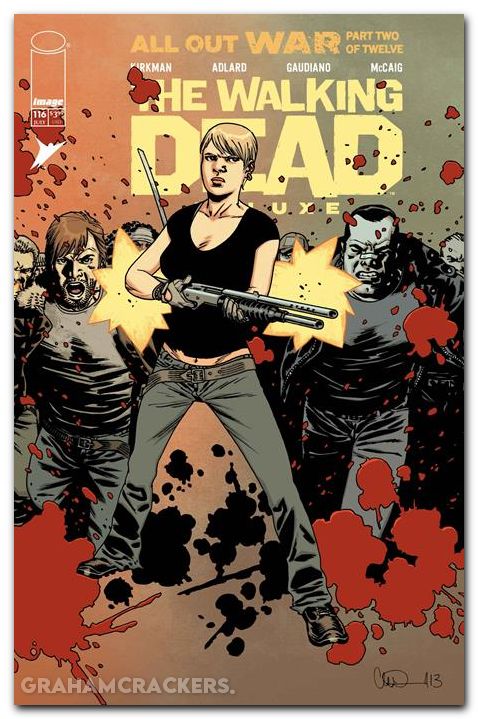 Walking Dead Deluxe #116 cover b adlard variant