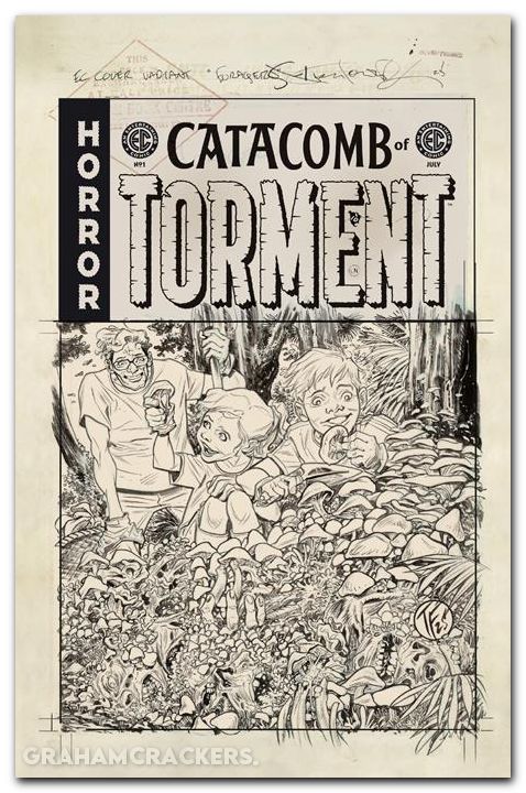 EC Catacomb Of Torment #1 (2025) cover f fowler b&w artist edition variant