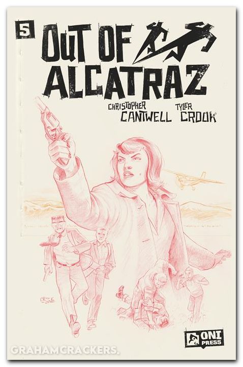 Out Of Alcatraz #5 (2025) cover c crook sketchbook variant