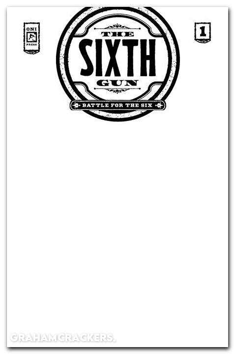 Sixth Gun Battle For The Six #1 (2025) cover c blank sketch variant