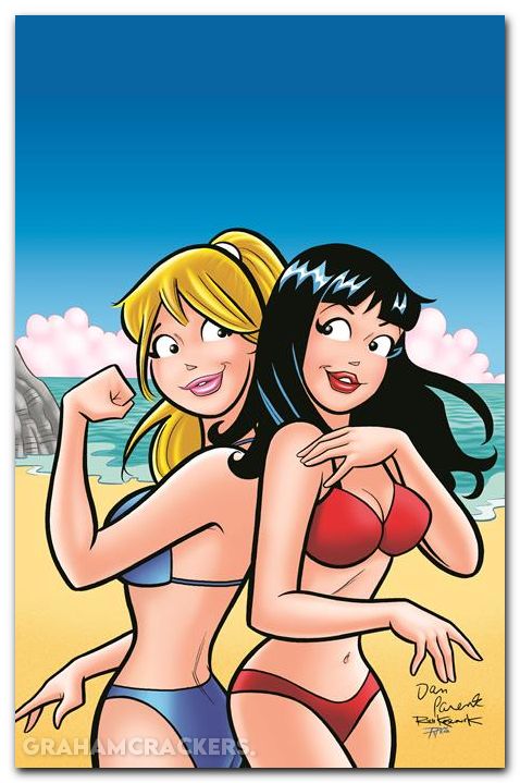 Archie Comics 85th Anniversary Presents Betty And Veronica Swimsuit Special #1 (2026) cover d parent rich koslowski foil virgin variant
