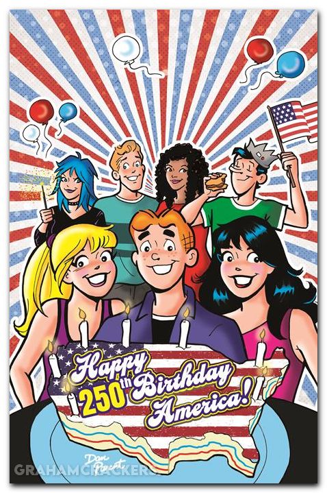 Archie Comics Celebrates Americas 250th #1 (2026) cover d parent foil virgin variant