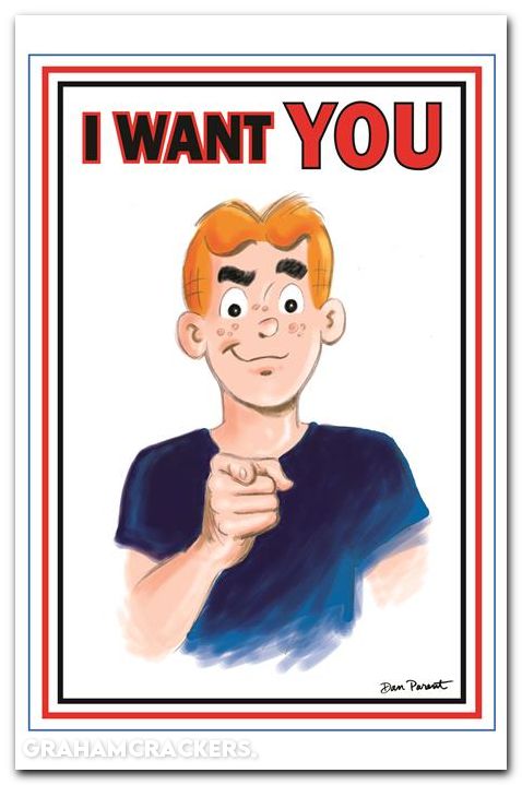 Archie Comics Celebrates Americas 250th #1 (2026) cover f parent uncle sam poster foil virgin variant