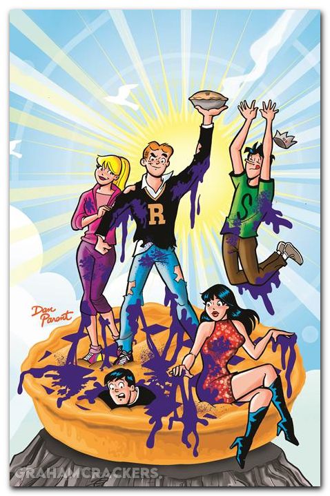 Jughead Piemageddon #1 (2026) cover g parent foil virgin variant