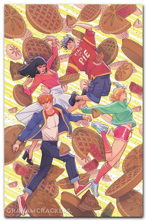 Jughead Piemageddon #1 (2026) cover j sauvage foil virgin variant