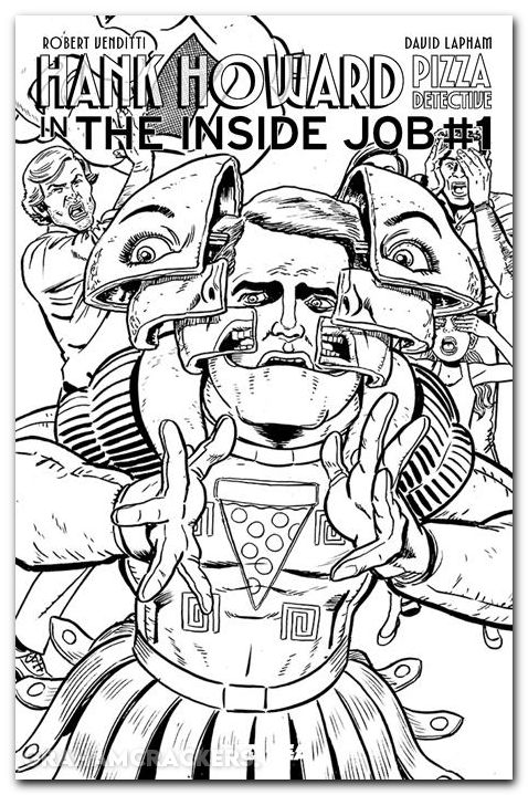 Hank Howard Pizza Detective The Inside Job #1 (2026) cover c lapham verhoeven homage variant