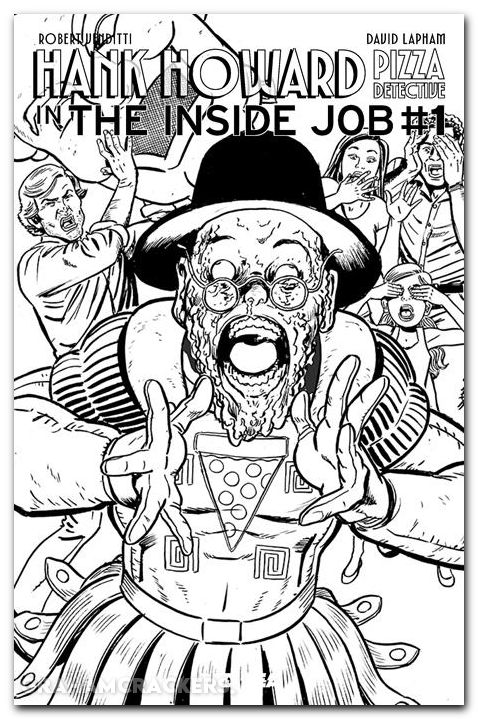 Hank Howard Pizza Detective The Inside Job #1 (2026) cover d lapham spielberg homage variant
