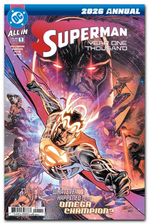 Superman Annual #1 (2026) Year One Thousand cover a