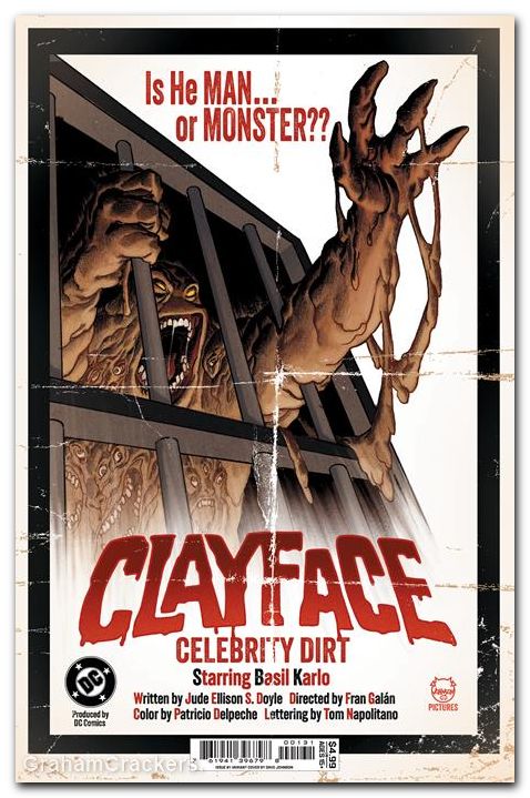 Clayface Celebrity Dirt #1 (2026) cover c johnson variant