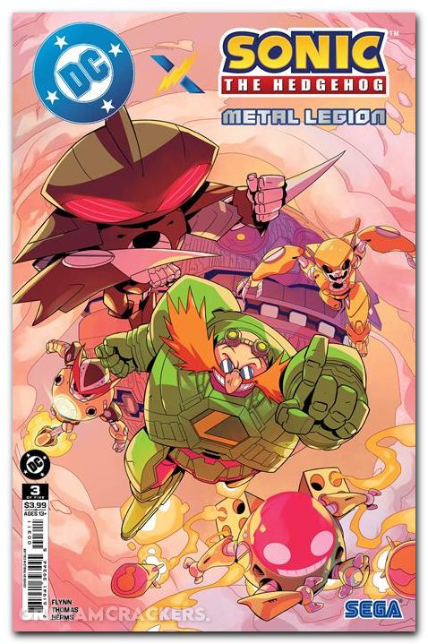 DC X Sonic The Hedgehog The Metal Legion #3 (2026) cover a