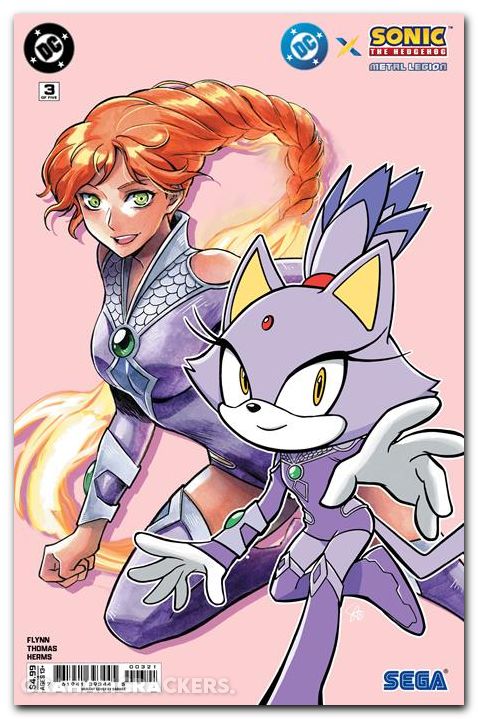 DC X Sonic The Hedgehog The Metal Legion #3 (2026) cover b saowee variant