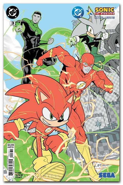 DC X Sonic The Hedgehog The Metal Legion #3 (2026) cover c mercer variant