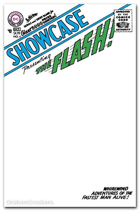 Showcase #4 (1956) 2026 facsimile edition cover b blank variant