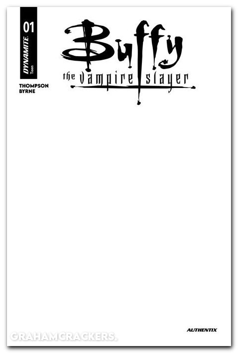 Buffy The Vampire Slayer #1 (2026) cover h blank authentix variant