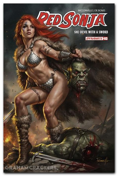 Red Sonja She Devil With A Sword #3 (2026) cover b parrillo variant